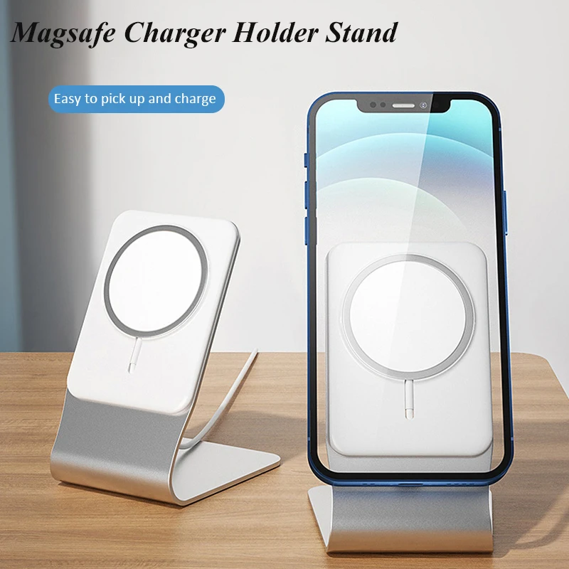 

Magsafe Wireless Charger Bracket Holder For iPhone 12 Pro Max/12 Mini Metal Magnetic Phone Holder Universal Desk Charger Mounts
