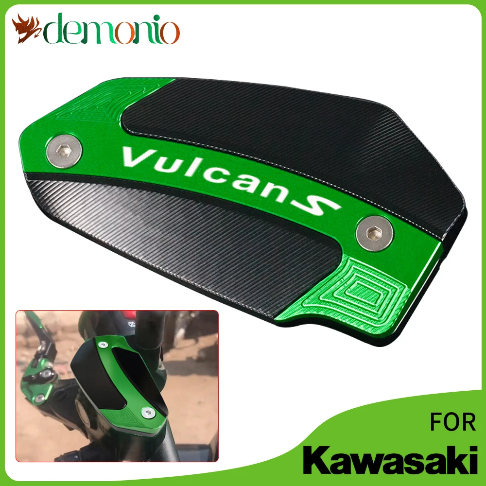 

Motorcycle Accessories For Kawasaki Vulcan S 650 VN650 EN650 2015 2016 2017 VulcanS Front brake Fluid Reservoir Tank Cap Cover