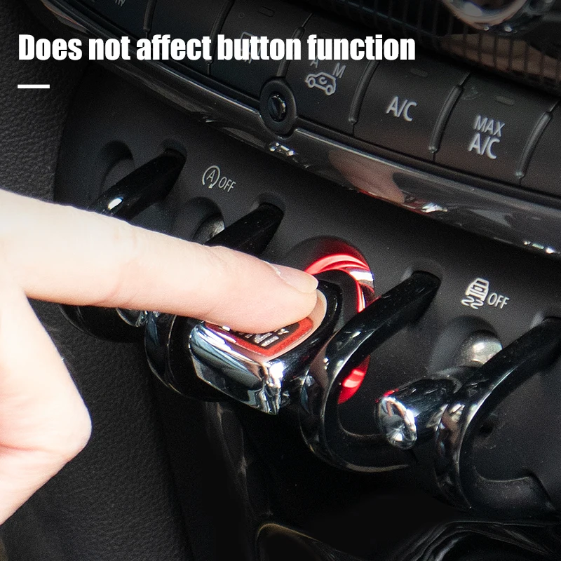 Авто-Стайлинг нажатием одной кнопки машина заводится кнопка наклейка для BMW MINI