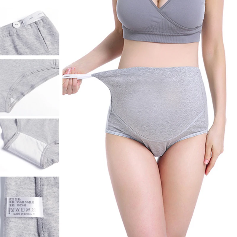 1 предмет хлопковая беременности и родам трусики трусы с высокой талией для