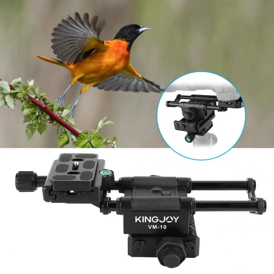 Универсальная Макросъемка KINGJOY шаровая Головка из алюминиевого сплава с