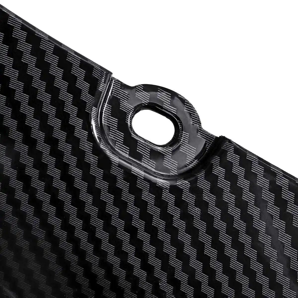 Четыре выхода углеродного волокна стиль диффузор губа на задний бампер