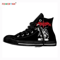 mens canvas casual shoes sarcofago band most influential metal bands of all time customize pattern color lightweight shoes