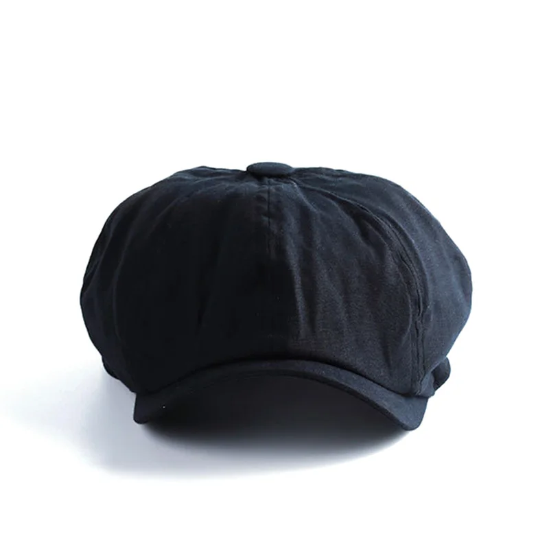Men Newsboy Cap Herringbone Baker Boy Cabbie Flat Hat Retro Newsboy Cap SER88