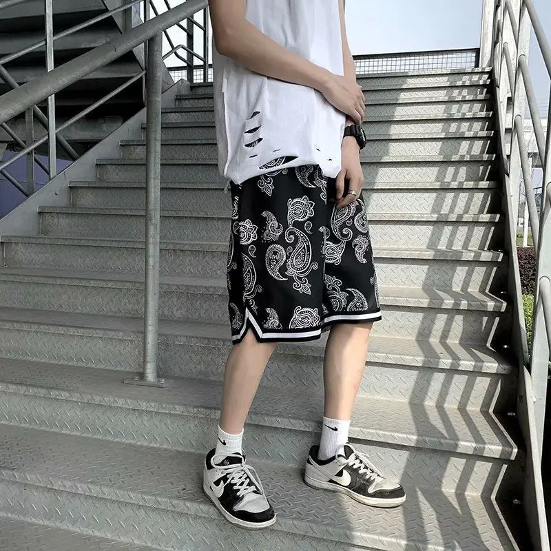 

High Quality Quick-drying Loose Leisure Trend Sports Shorts For Men Basketball Gym Sweat pants Fitness Jogger Workout Shorts