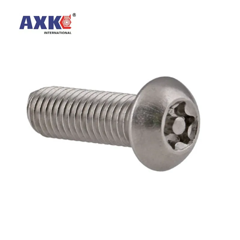 10/50 шт. M3 M4 M5 M6 304 нержавеющая сталь шесть лепестков Torx Кнопка панорама круглая