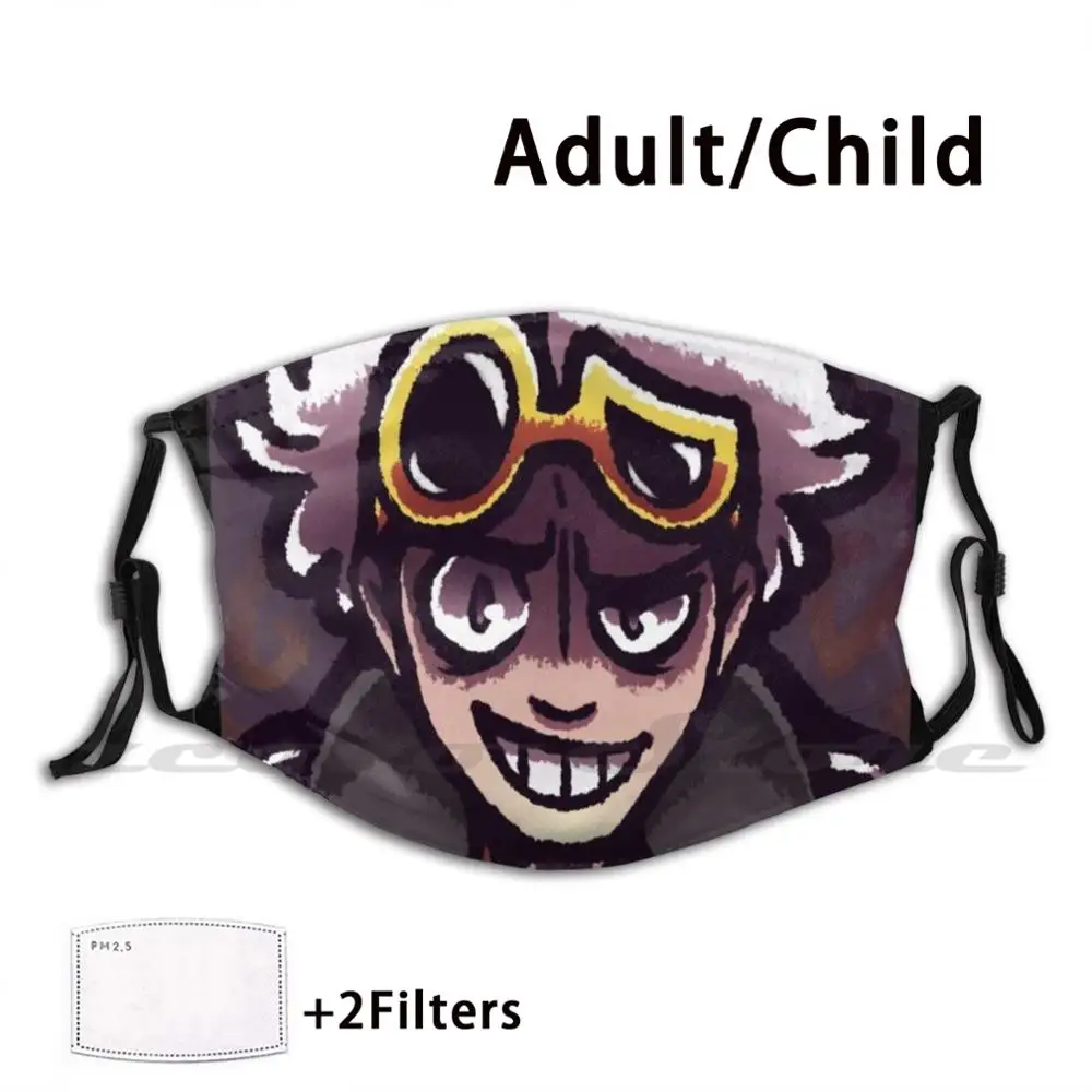 

Guzma Mask Cloth Reusable Print Filter Washable Guzma Team Skull Sun And Moon Sun And Moon Sumo