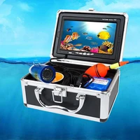 15m cable 7 tft lcd color monitor 1000tvl underwater fishing camera system kit with 12pcs white led lights