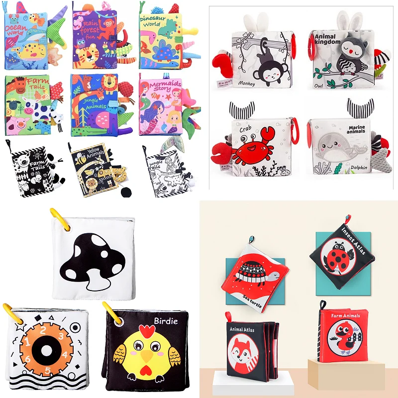 Игрушки для ранней стимуляции ребенка Монтессори 0-12 месяцев обучающая версия