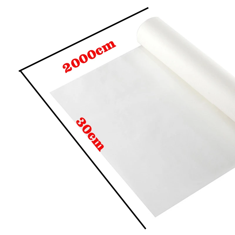 2000 см воск Бумага пищевая пленка упаковочная бумага для выпечки на масле барбекю