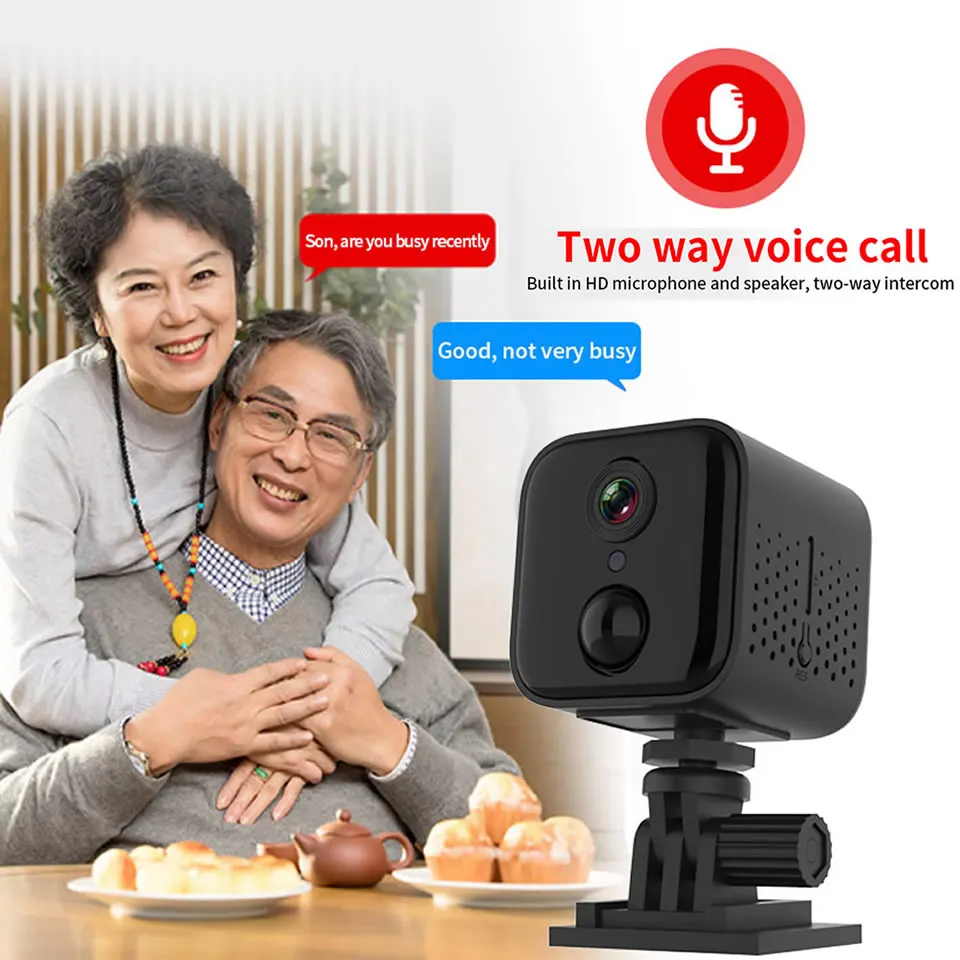 A21 HD мини Wi Fi камера 1080P ИК ночного видения домашняя видеонаблюдения детектор