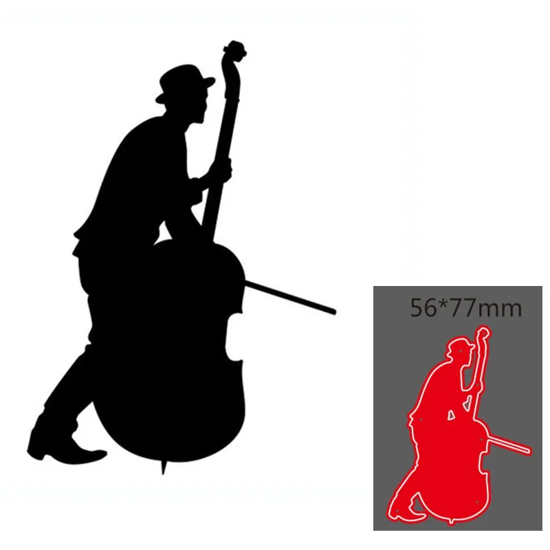 

Металлические режущие штампы для игры скрипки украшения для скрапбукинга бумаги ремесло нож плесень лезвие Дырокол трафареты умирает