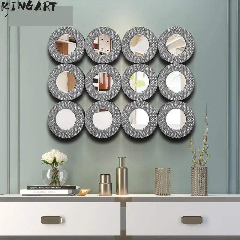 Большое настенное зеркало 100 см простой домашний декор большое для спальни