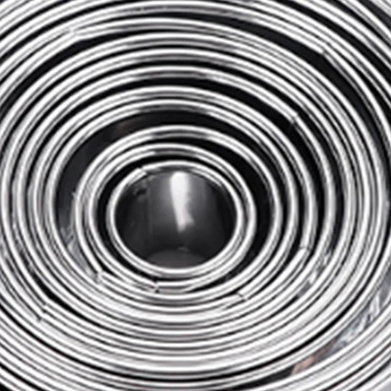 

Round Stainless Steel Cake Mold Set Baking Utensils 14-Piece Stainless Steel Cookie Mold