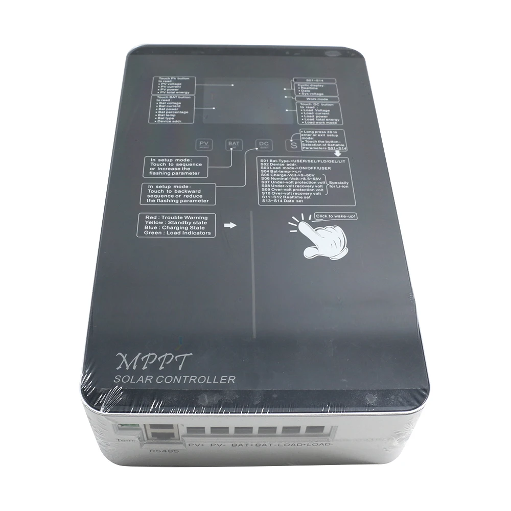 MPPT Контроллер заряда 50A/60A Макс PV напряжение 150VDC 12 V/24 V/36 V/48 V авто четыре типа моделей нагрузки с двумя портами