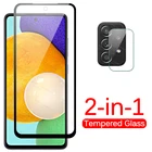 2in1 защитное стекло a52 a72 5g камера протектор для samsung galaxy a52 a72 a32 a42 a12 a02 a02s 5g ударопрочное защитное стекло tremp пленка