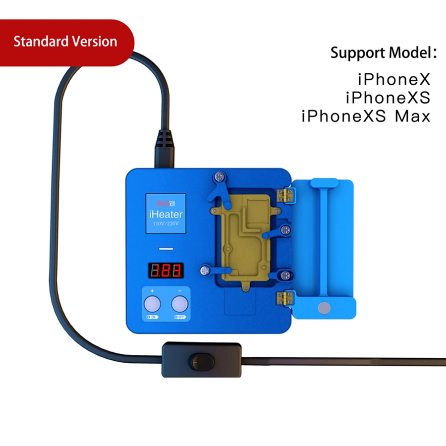 AIXUN 110/220V предварительно нагревающаяся паяльная станция для iPhone X XS Max 11 11Pro