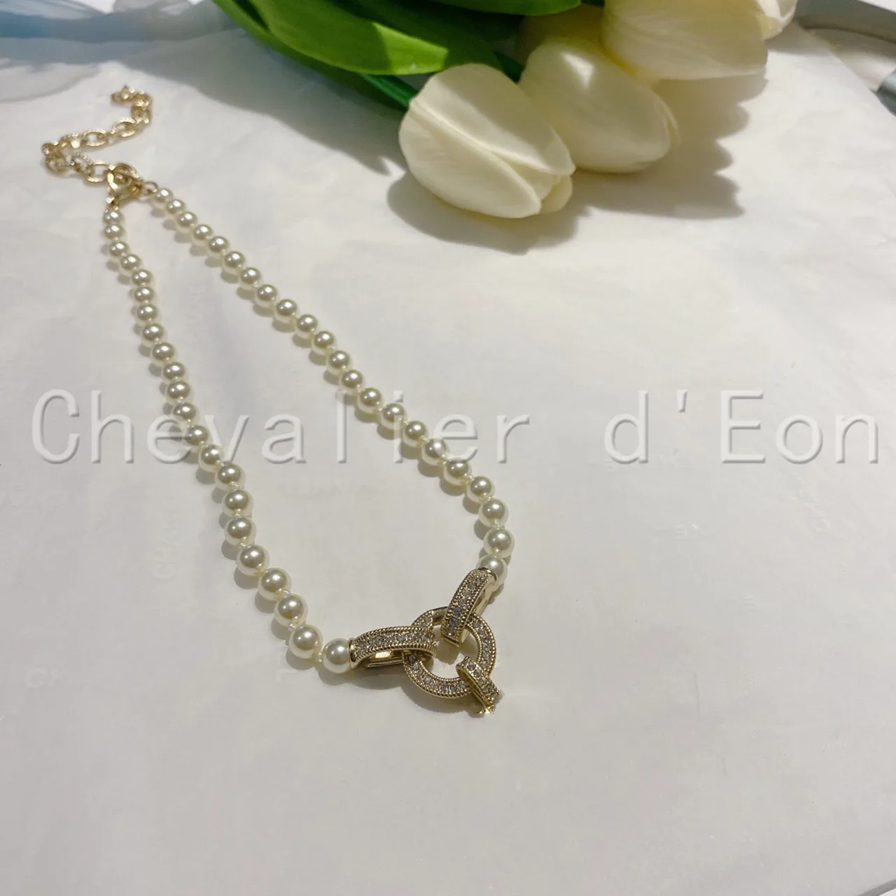 

Chevalier d'Eon Trendy Vintage Pearl Chokers Necklaces For Women Fashion Jewelry Accessories Anniversary Wedding Party Gift