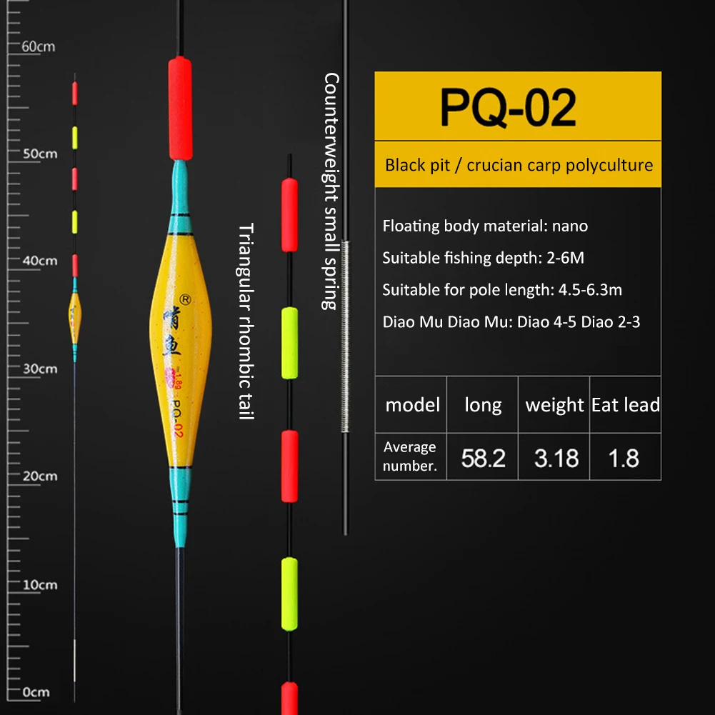Поплавок для рыбалки поплавок близорукости короткий смелый электронный