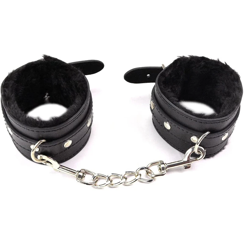 Регулируемые наручники браслеты на лодыжку SM взрослые плюшевые искусственные