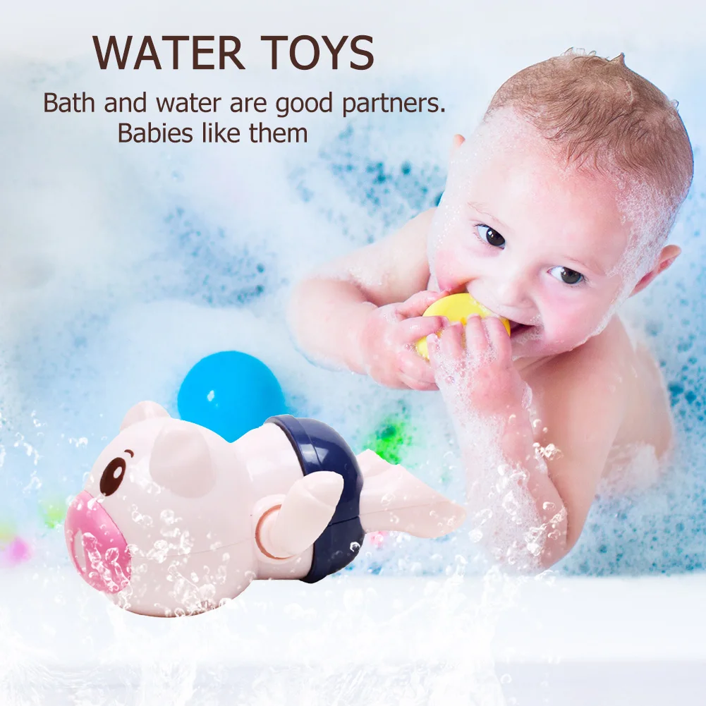 

Baby Bath Toys Children's Wind-Up Playing Piggy Toy Children's Infants Bath Toys