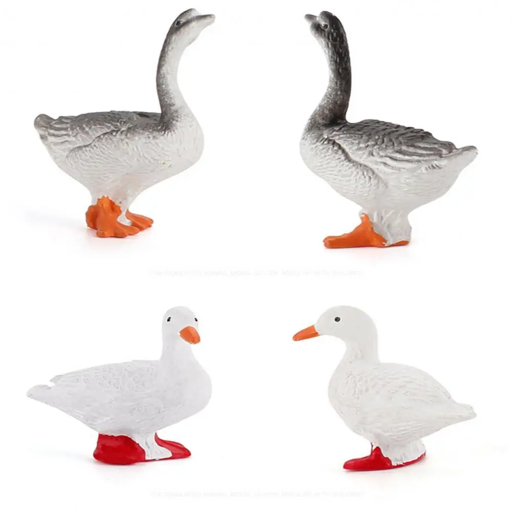 

12Pcs/Set Cartoon Animal Farm Poultry Landscape Mini Ornament Garden Decoration