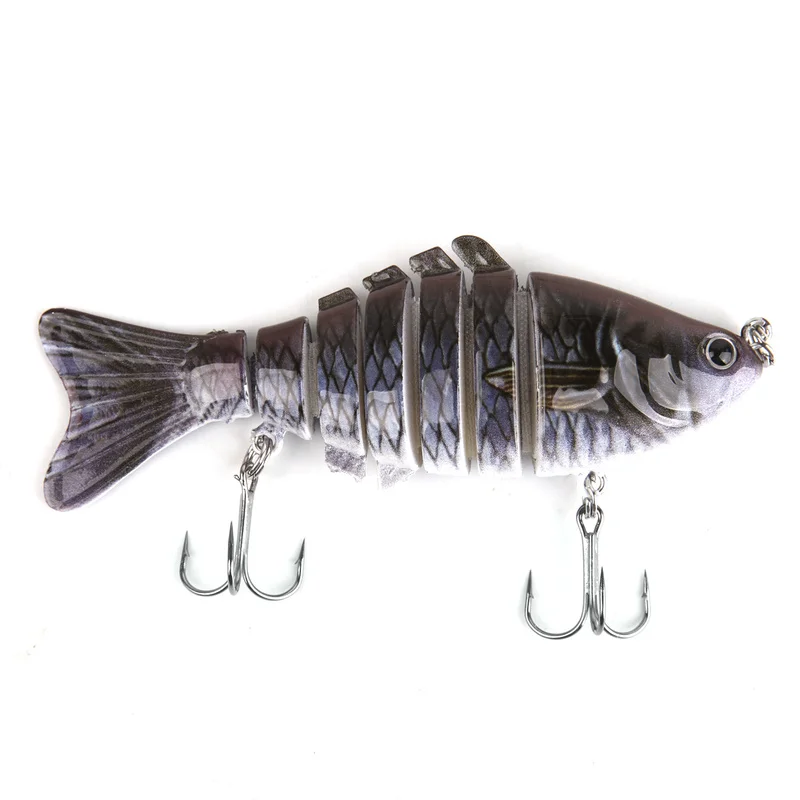 

10cm Classic Luya Bait Plastic Bionic 22.7g /10cmMulti-section Fish Bait Artificial Bait 7 Segments Fishing Lures Hard Bait