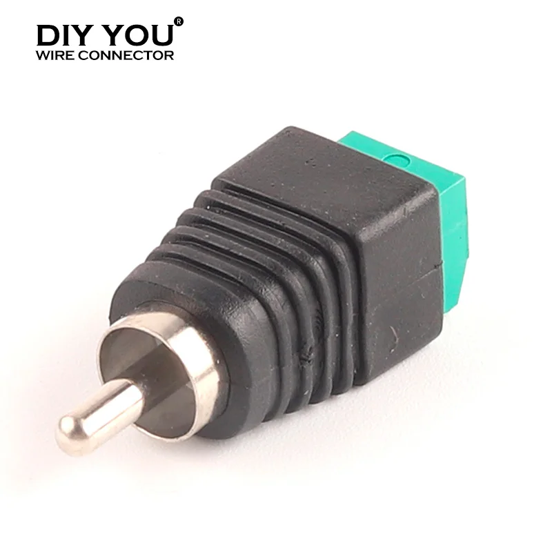 RCA высокое качество AV голова адаптер кабель для динамиков аудио штекер Адаптер