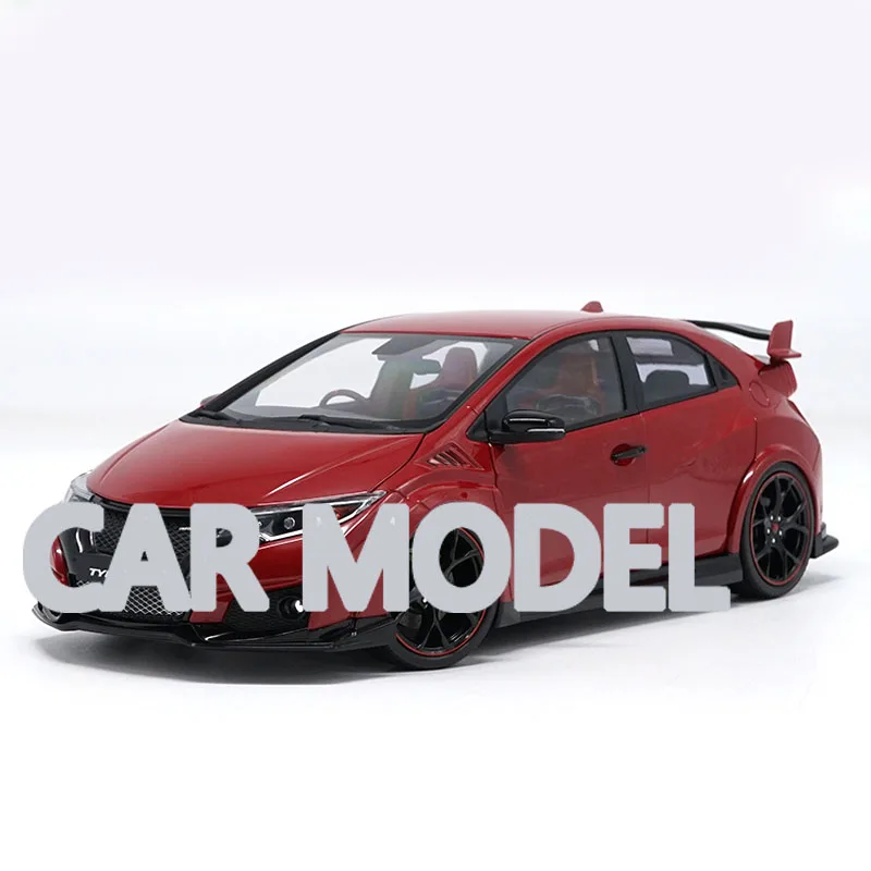 1:18 Масштаб сплава игрушечные транспортные средства Ebbro CIVIC Тип R автомобиль модель детских игрушечных автомобилей авторизованный игрушки для детей - Цвет: Красный