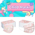 50 шт., одноразовые маски Для детей 3 года