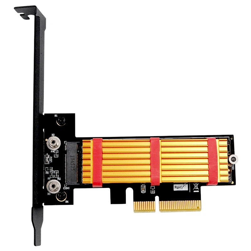 M.2 Nvme Ssd Ngff тип к Pcie3.0 Pci Express 4X адаптер с радиатором компьютерный для ПК |