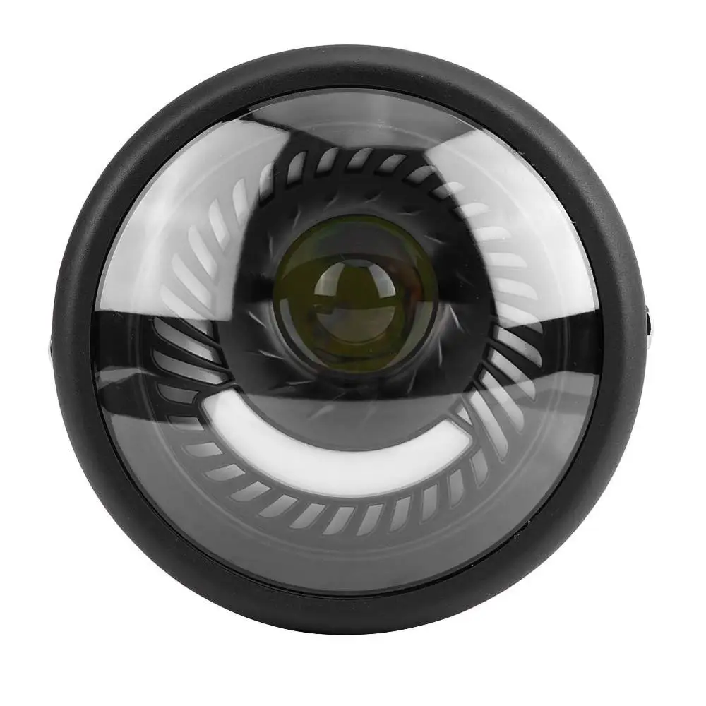 6 5 дюймов светодиодный фонарь для мотоцикла Hi & Lo лампа фары DRL с кольцом ангела