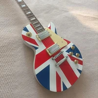 classic flag lp electric guitar made of solid wood good timbre and feel free delivery to home