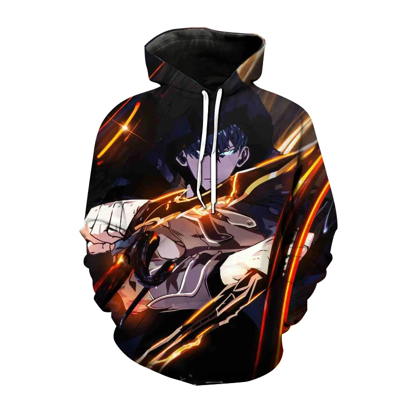 

Solo Leveling 3D Print Hoodies Autumn Winter Trendy Sweatshirt Men Women Fashion Hoodie Anime Manga Pullover Harajuku Male Coats