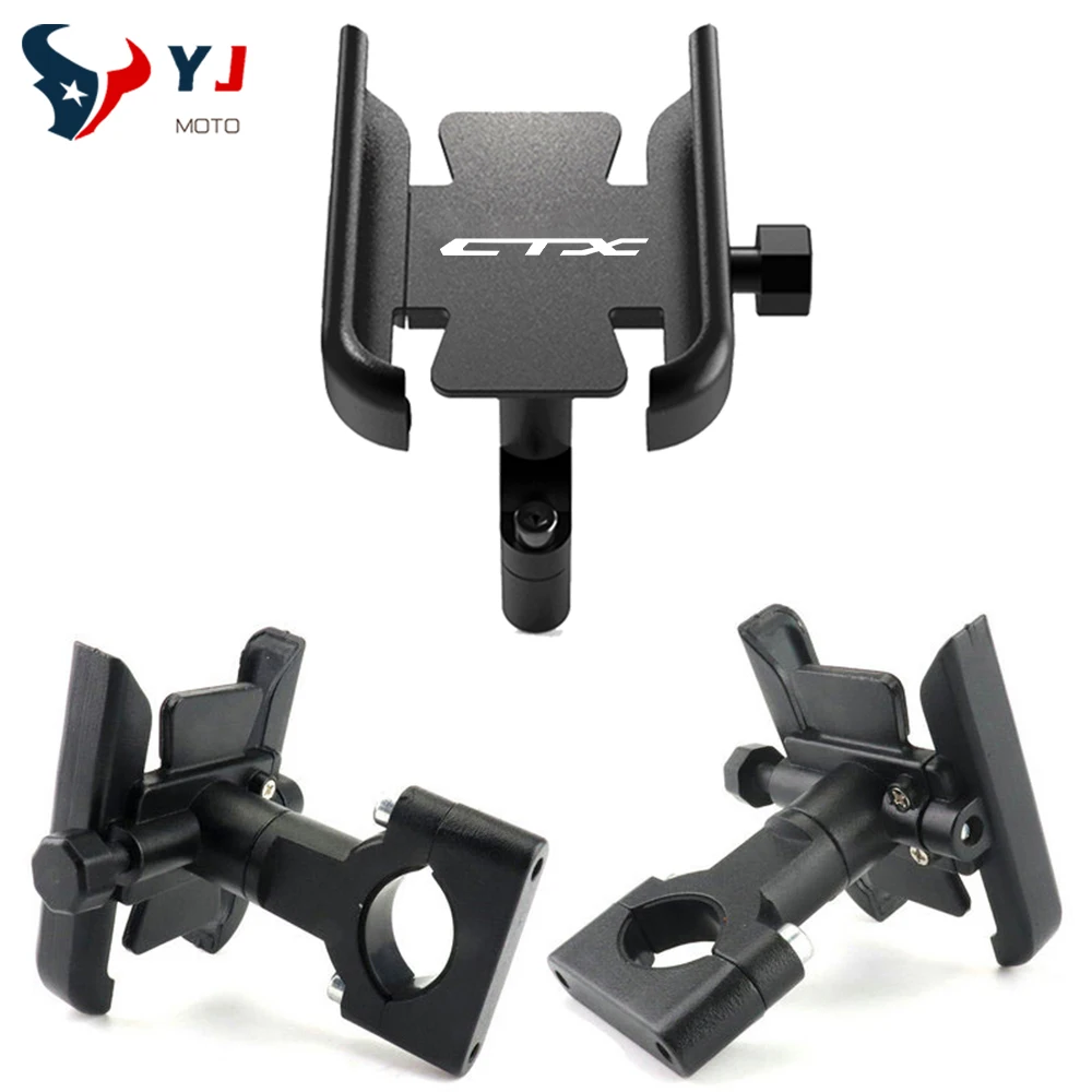 for honda ctx 700 750 ctx700 ctx700n ctx750 motorcycle cnc aluminum accessories handlebar mobile phone holder gps stand bracket free global shipping