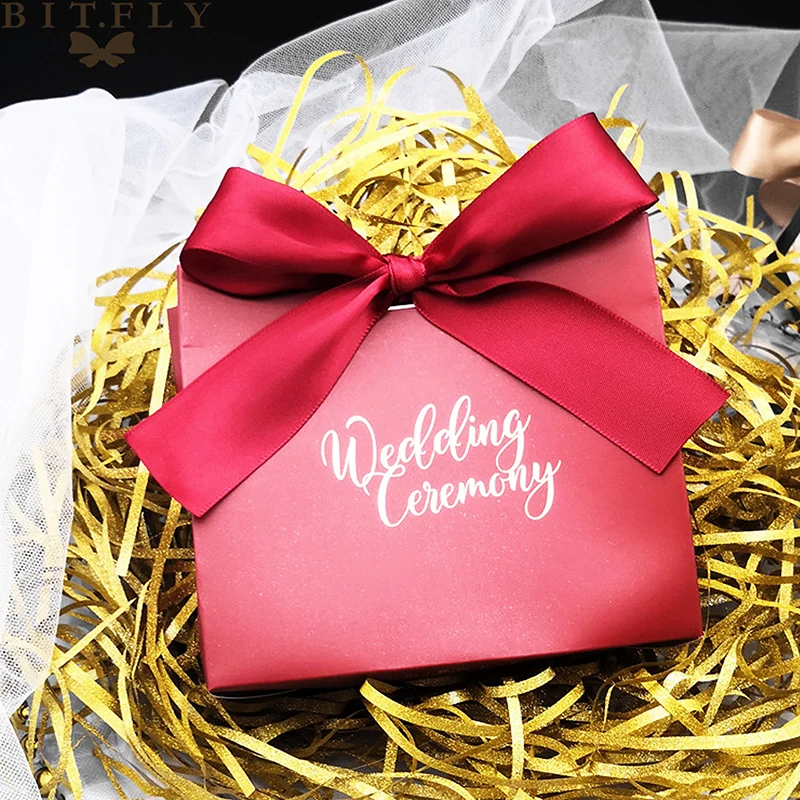 5 шт. Свадебные принтованные коробки для конфет подарочные украшения/вечерние