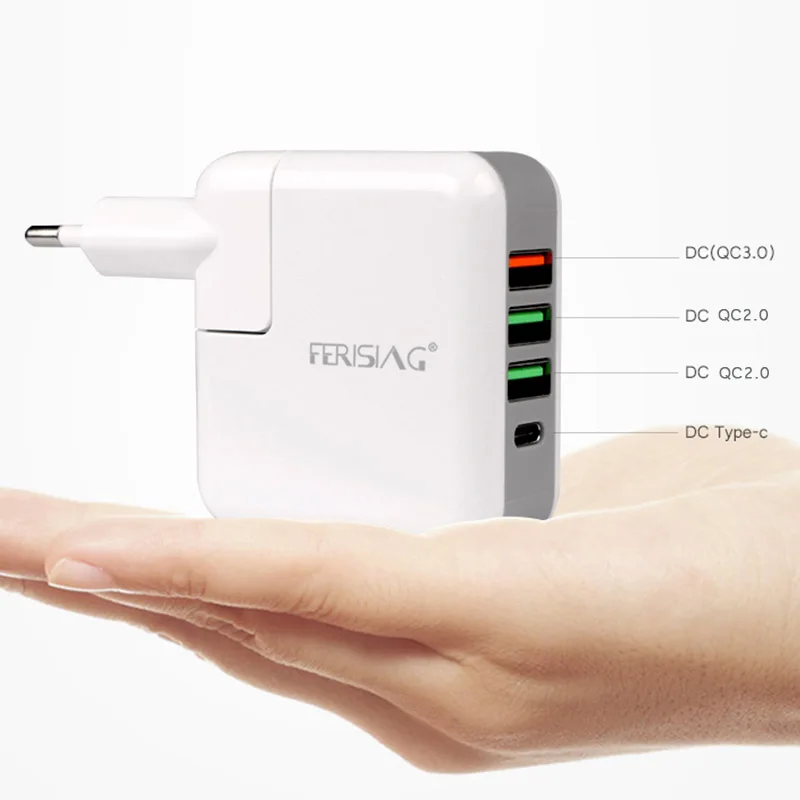 Зарядное устройство FERISING 25W Быстрый QC3.0 Quick Charge 3 0 usb зарядное адаптер Портативный
