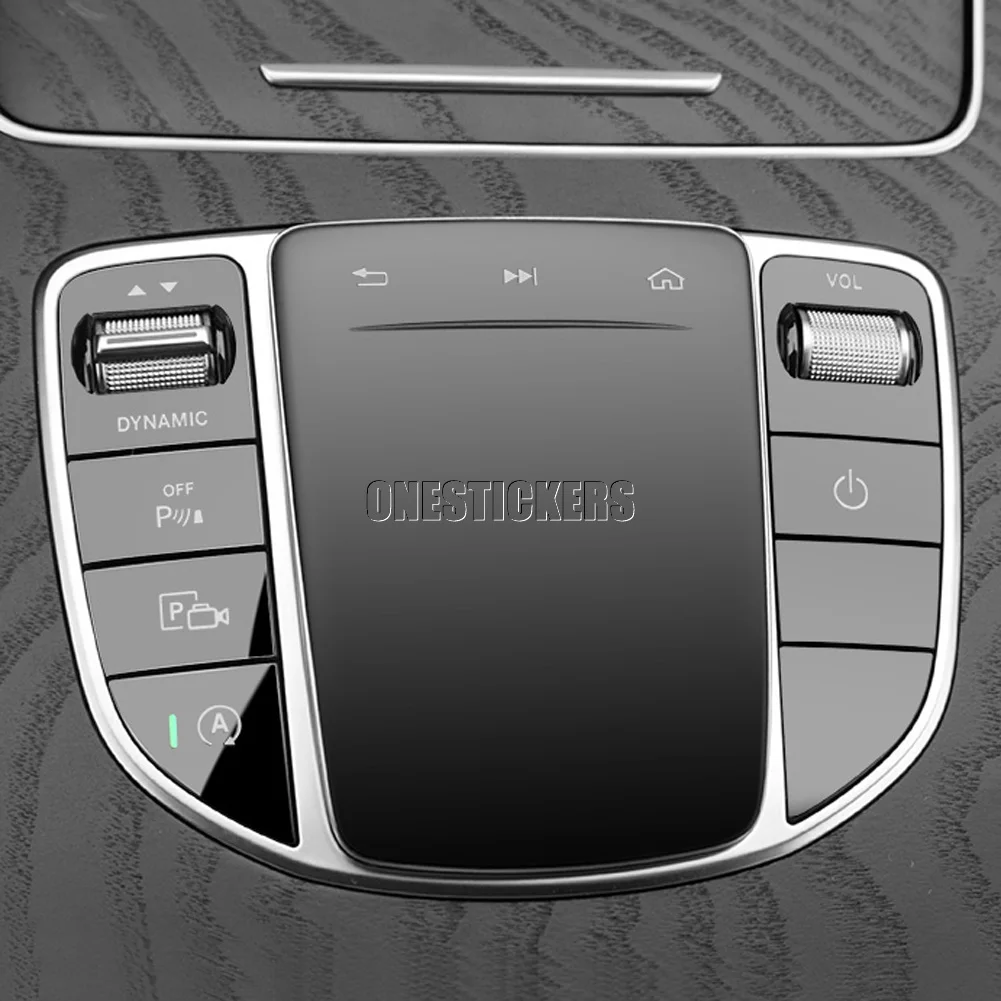 For Mercedes Benz E Class W213 C W205 GLC X253 Car Center Console Multimedia Mouse Button TPU Protector Film Accessories | Автомобили и