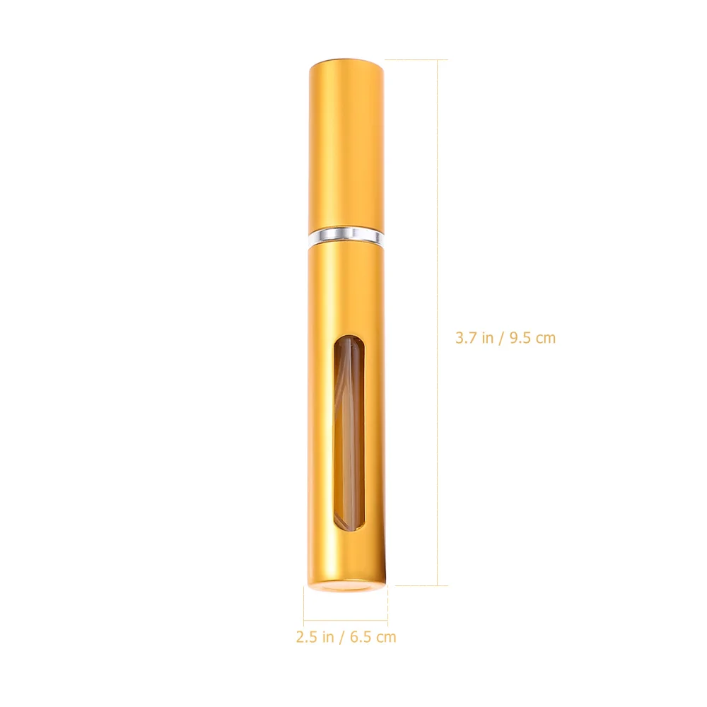 

4Pcs 5ml Perfume Atomizer Bottle Glass Bottle Sprayer Dispenser for Home Travel