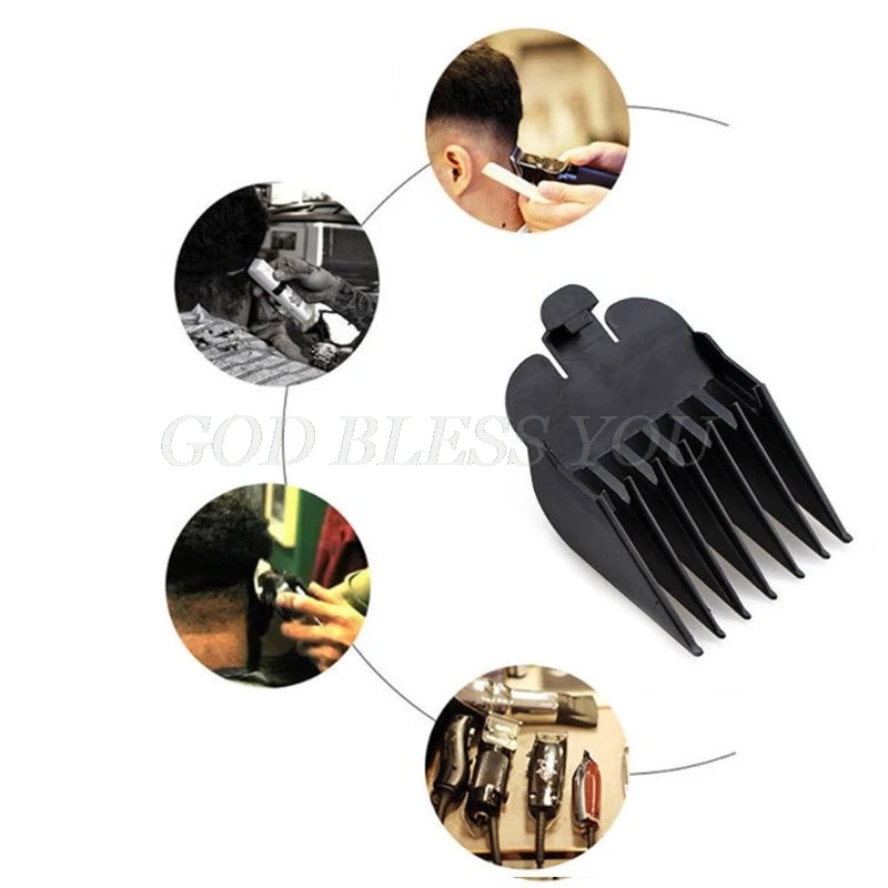 

2pcs 1.5mm 4.5mm Barber Shop Styling Guide Comb Set Hair Trimmer Attachment Hairdresser Clipper Cutting Limit Combs