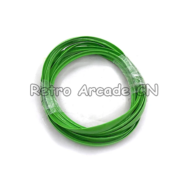 19mm in green 3m 9,84 фута 3 м Длина 16 мм/19 мм ширина Пластиковые Т-образные формы для аркадных игр MAME машина шкаф хром/черный - Цвет: 19mm in green 3m