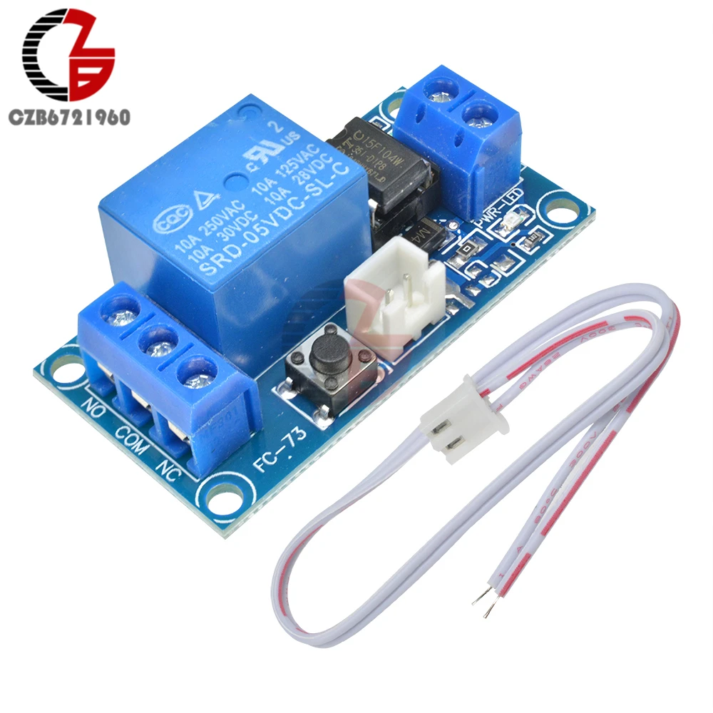 Модуль реле с блокировкой 5 в пост. Тока 1CH сенсорный выключатель регулятор