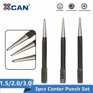 Центральный Дырокол XCAN, не скользящий, 1,52,03,0 мм, разметка из высокоуглеродистой стали, для дерева, металла