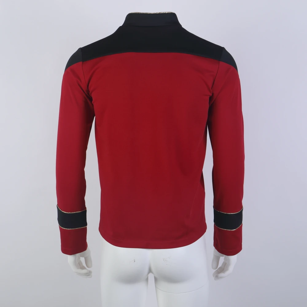 Мужские рубашки красного и золотого цвета с принтом Звезда для нового поколения |