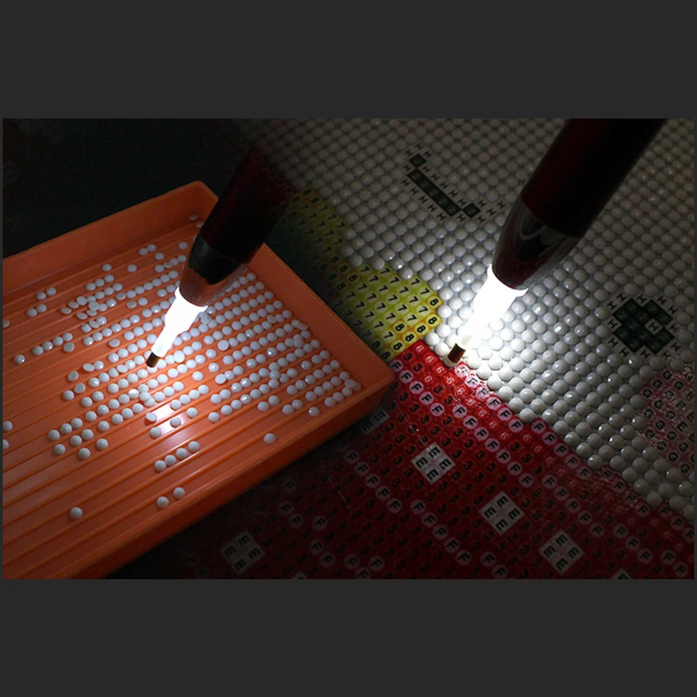 Инструмент для алмазной вышивки светящаяся ручка 5d алмазная живопись аксессуары