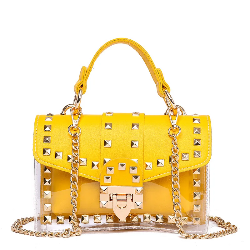 

Clear Crossbody Bags for Women Pink Shoulder Bag Female Messenger Candy Color Black Mini Handbags Cute Side Summer Satchels