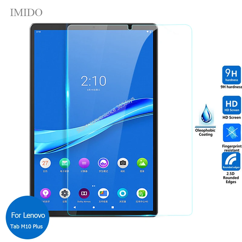 Для Lenovo Tab M10 Plus FHD закаленное стекло для защиты экрана 9h Защитная пленка M 10 TB X606F