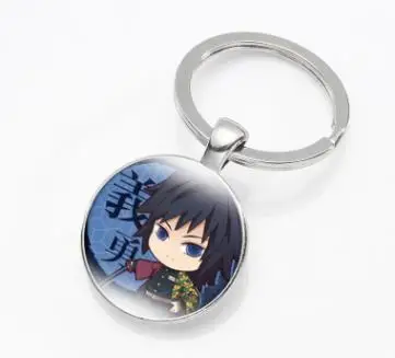 Аниме демон убийца Kimetsu no Yaiba серьги Kamado Tanjirou серьги для косплея для женщин мужчин 1:1 ювелирные изделия на заказ Прямая поставка - Окраска металла: keychain A