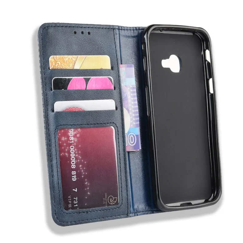 Для samsung Galaxy Xcover 4S Чехол Флип кожаный бумажник чехол на samsung SM-G398F G390F с невидимым магнитным держателем крышка