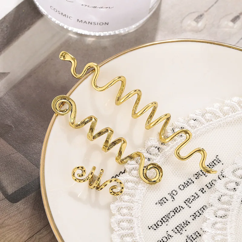 Модные шармы-бусины викингов на спирали для женщин заколки косичек бусины волос